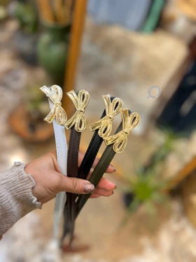 کمربند پاپیون طلایی