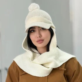 کلاه و شال متصل بهم نقاب دار