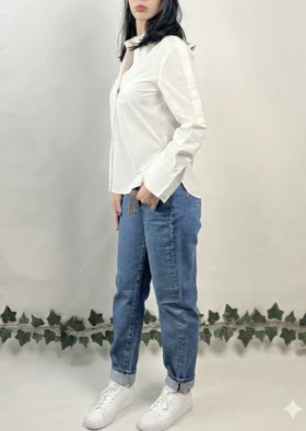 شومیز سفید پریمارک