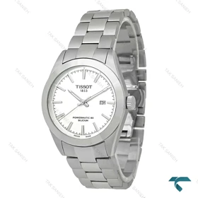 ساعت تیسوت پاورماتیک مردانه استیل صفحه سفید Tissot-7787-G