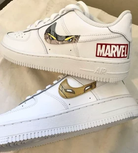 کفش اسپرت نایک ایرفورس مدل air force طرح IronMan-Thor nike کد 114099