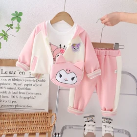 چهارتیکه سویشرت بابلوز و شلوار و کیف کرومی