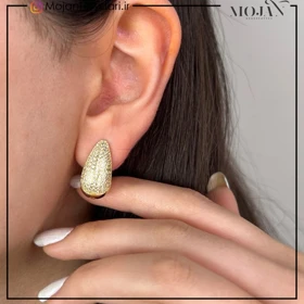 گوشواره صدفی مشابه طلا کد: sg475