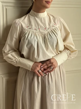 شومیز لینن گلدوزی