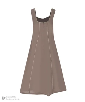 پیراهن لینن ساعت شنی