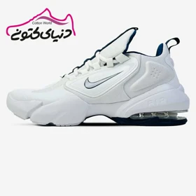 کتانی نایک ایرمکس آلفا سویج سفید سرمه ای اورجینال