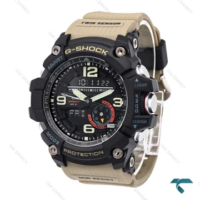 ساعت جیشاک GG-1000 مردانه مشکی خاکی Gshock-6559-G