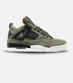 کتانی ساق‌دار مردانه سبز Nike air jordan 4