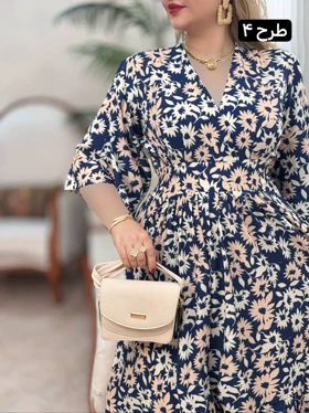 پیراهن فلور نرگس کد 1714