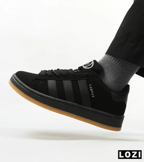 کفش کتانی بزرگ پا مشکی کرم ADIDAS Campus