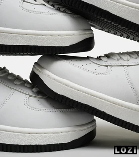 کفش مردانه و زنانه سفید مشکی NIKE AIR FORCE