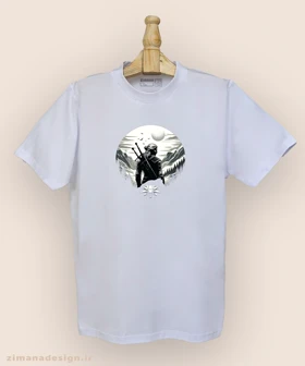 تیشرت مردانه و زنانه طرح ویچر شخصیت گرالت کد 987