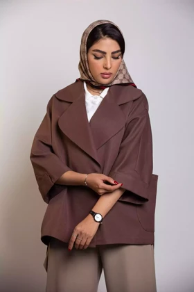 مانتو کتان کجراه سارینا