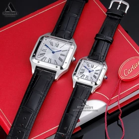 ساعت کارتیه بند چرمی Cartier Santos-Dumont SSK9