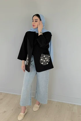 کت کرپ سوزندوزی