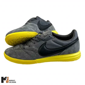 کفش سالنی مردانه نایک پریمیر سالا طوسی زرد