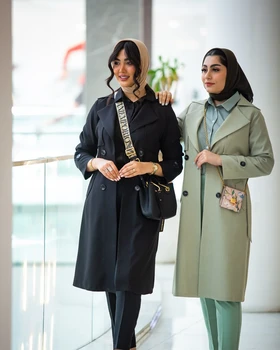 مانتو ژیله‌دار بلند