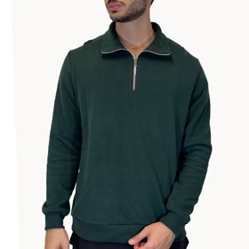 سلانیک یقه دار نیم زیپ KENVELO