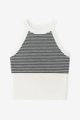 تاپ بافت زنانه راه راه