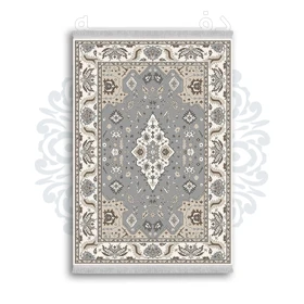 *جدید* فرشینه از جنس پارچه شانل مخمل ترک طرح فانتزی برند دفه کد 1219