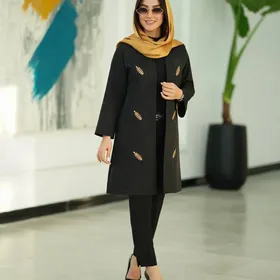 مانتو مجلسی عیدانه مدل گندم (کالکشن عیدانه 1404)