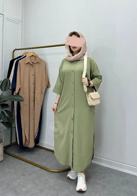 پیراهن مانتویی رستا