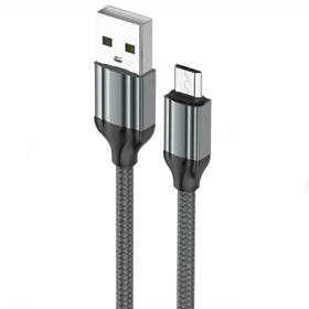 کابل میکرو یو اس بی الدنیو LDNIO مدل LS431 جریان 2.4 آمپر 1 متر