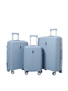 چمدان مونزا مدل MONZA-FN1105 رنگ آبی روشن