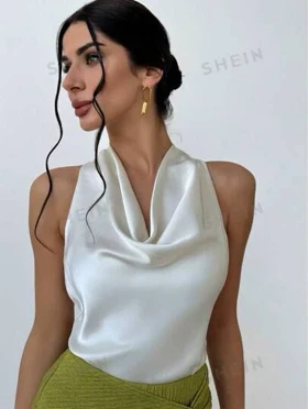 تاپ ساتن ابریشمی✨🤍