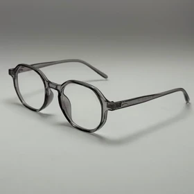 فریم عینک طبی بلوکات گوچی GUCCI شش ضلعی طوسی