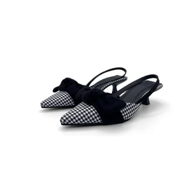 کفش مجلسی زنانه پاشنه‌دار مدل sandal valentino - 0092