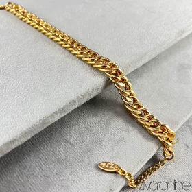 دستبند طرح کارتیه زنانه طلایی 40151