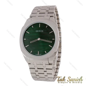 ساعت گوچی 25H مردانه استیل صفحه سبز Gucci-5734-G