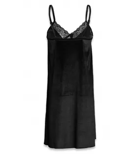 پیراهن بندی مخمل و گیپور Neev نیو کد Emma 4606 مشکی Black