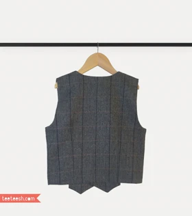 جلیقه رسمی پشمی چهارخونه