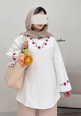 مانتو گلدوزی گیسو