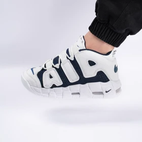 کفش و کتانی مردانه مدل ایر آپتمپو Nike air more Uptempo رنگ سرمه ای سفید