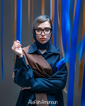 شومیز دامن سرمه