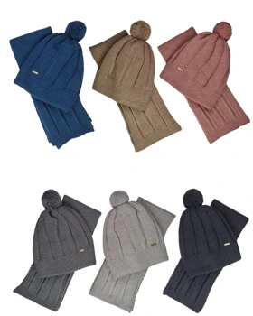 شال و کلاه زمستانی زنانه دو لایه سیلکا مدل رها