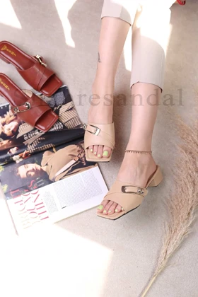 کفش صندل زنانه پاشنه‌دار کد 812