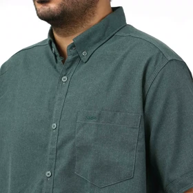 پیراهن آستین کوتاه لینن مردانه مدل 6215937