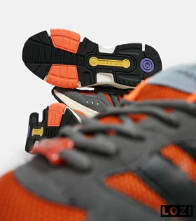 کفش کتانی مردانه طوسی نارنجی ADIDAS torsion