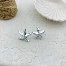 گوشواره زنانه طرح ستاره‌ای شیک و بادوام ژوپینگ