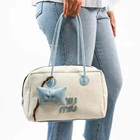 کیف دوشی زنانه مدل Miu Miu کد 5145 (آبی)