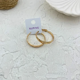 گوشواره زنانه حلقه‌ای ژوپینگ، درخشش بی‌نظیر در هر استایل Xuping