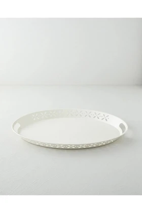 سینی English Home مدل Core Metal فلزی - کرم