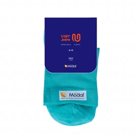 جوراب جوپا زنانه نیم ساق مدال - آبی بیبی