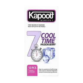 کاندوم کاپوت مدل 7Cool Time بسته 12 عددی
