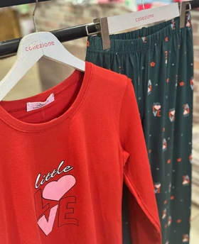 بلوز شلوار نرمال سکسن کد40197