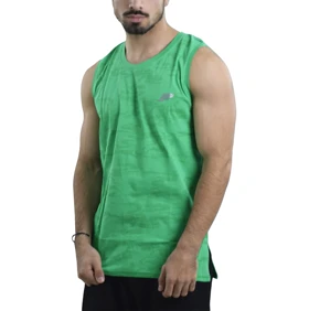 رکابی ورزشی مردانه پی اس دابلیو مدل PY-4H0873 چریکی سبز